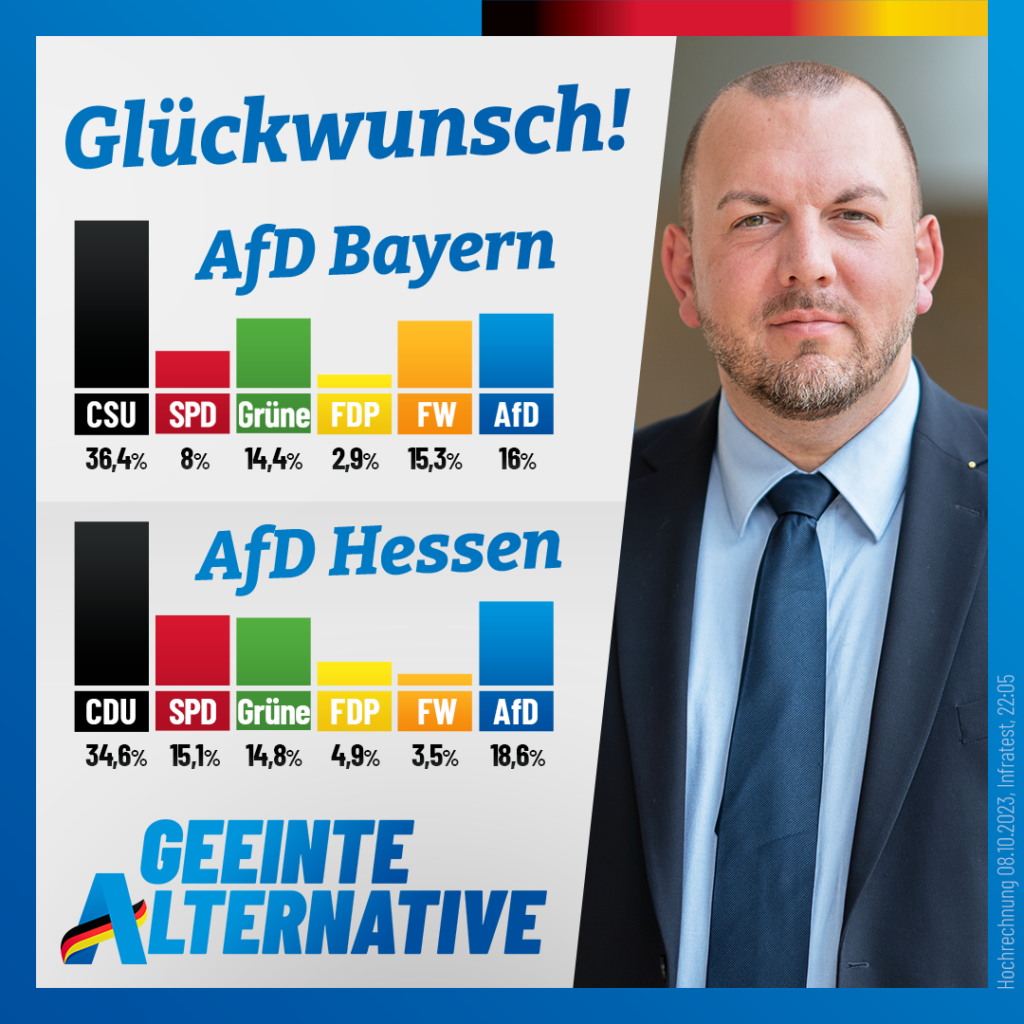 Herzlichen Glückwunsch An Die AfD Bayern Und Die AfD Hessen Zum ...